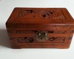 Chinees oosters houten kistje mini dekenkist, Antiek en Kunst, Ophalen of Verzenden