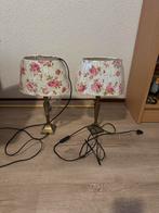 Twee metalen lampjes, Huis en Inrichting, Lampen | Tafellampen, Ophalen of Verzenden, Zo goed als nieuw, Minder dan 50 cm