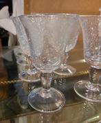 Vintage La Verrerie de Biot glazen wijnglazen waterglas, Ophalen