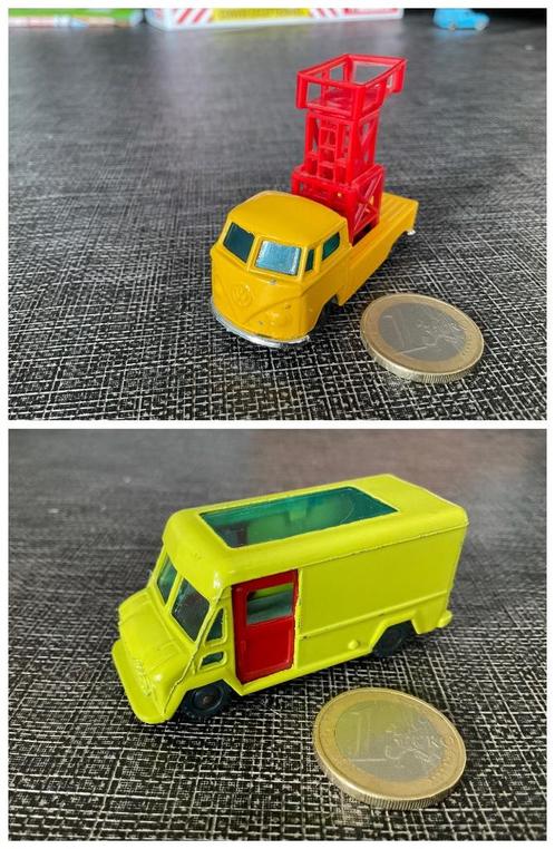 Husky Volkswagen VW 12 VW Tower Wagon + Commer Walk Thru Van, Hobby en Vrije tijd, Modelauto's | Overige schalen, Zo goed als nieuw