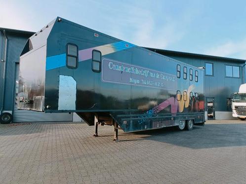 Floor PAARDENTRAILER - 4 PAARDS - LIVING - LUCHTVERING - LAA, Auto's, Vrachtwagens, Bedrijf, Te koop, Aanhangers en Opleggers