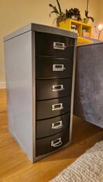 Metalen ladekast met 6 laden, Ophalen, Minder dan 50 cm, Gebruikt, 5 laden of meer