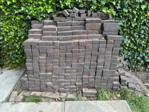 1400+ Gebakken klinkers donkerrood, Tuin en Terras, Tegels en Klinkers, Gebruikt, Klinkers, Overige materialen, 10 m² of meer