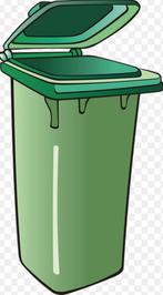 Groencontainer, Huis en Inrichting, Woonaccessoires | Prullenbakken, Ophalen, Gebruikt, Kunststof, Minder dan 50 cm