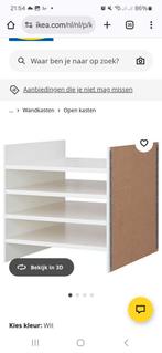 2 kallax inzetten met 4 planken, Ophalen, Zo goed als nieuw