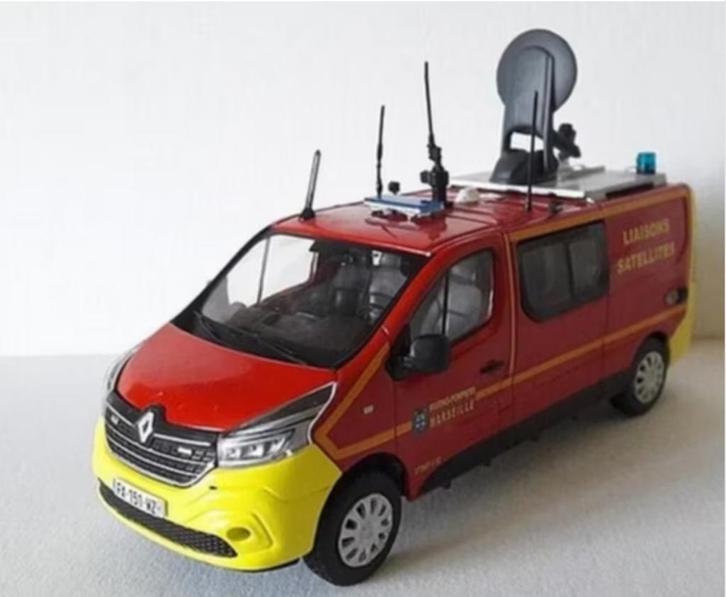 Renault trafic VTSAT BRANDWEER satelliet schaal 1/43 # 78, Hobby en Vrije tijd, Modelauto's | 1:43, Nieuw, Auto, Overige merken