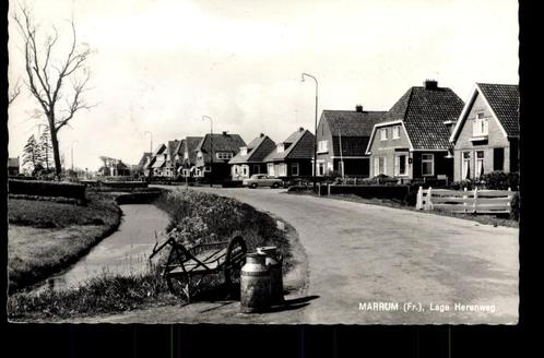 Marrum (Fr.), Lage Herenweg, ca. 1964, gelopen, Verzamelen, Ansichtkaarten | Nederland, Gelopen, Friesland, 1960 tot 1980, Verzenden