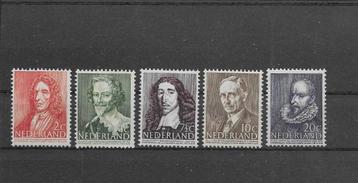 Nederland 1947, NVPH 490 t/m 494, Postfris. beschikbaar voor biedingen
