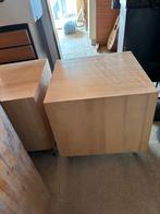 Houten Blokken op Wieltjes - Set van 4, Ophalen, Gebruikt