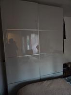 Pax kast schuifdeuren licht grijs, Ophalen, Zo goed als nieuw, 50 tot 75 cm, 200 cm of meer