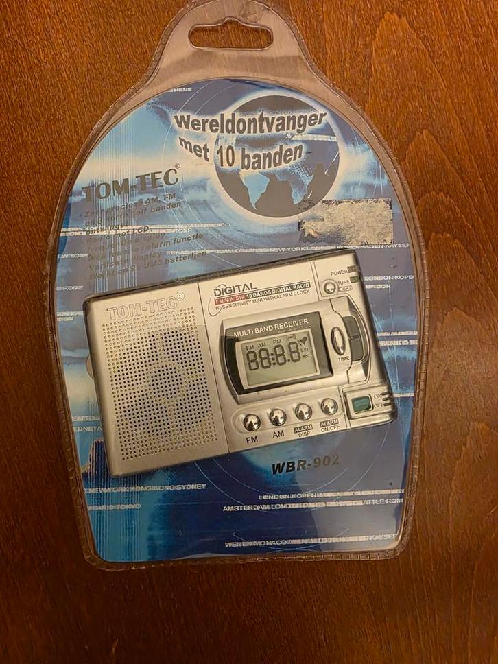 Tom Tec Wereldontvanger Radio - WBR-902, Spelcomputers en Games, Games | Overige, Nieuw, Overige genres, 1 speler, Vanaf 3 jaar