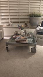 Prachtige vitrine/salontafel, Huis en Inrichting, Ophalen, Gebruikt, Glas, Minder dan 50 cm