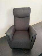 Hjort Knudsen zwarte relaxfauteuil, Huis en Inrichting, Fauteuils, Ophalen, Minder dan 50 cm, Minder dan 75 cm, Zo goed als nieuw