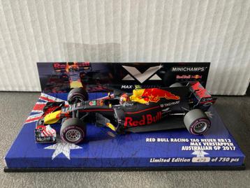 ✅ Max Verstappen 1:43 editie 25 Australian GP 2017 RB13 F1 beschikbaar voor biedingen
