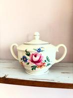 Vintage gebloemde suikerpot, Antiek en Kunst, Verzenden