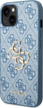 Guess iPhone 14 Hardcase Backcover - 4G - Blauw - 11A, Ophalen of Verzenden, Nieuw, IPhone 14, Hoesje of Tasje