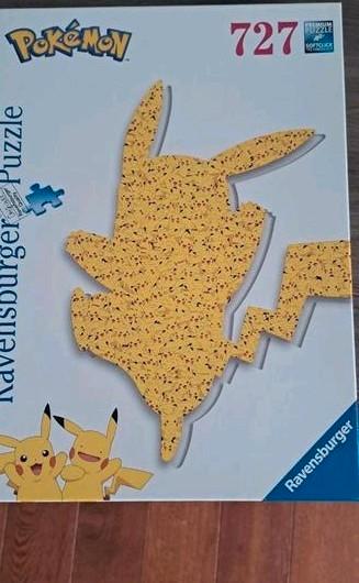 Ravensburger Pokemon pikachu puzzel 727 stuks compleet, Hobby en Vrije tijd, Denksport en Puzzels, Zo goed als nieuw, Minder dan 500 stukjes