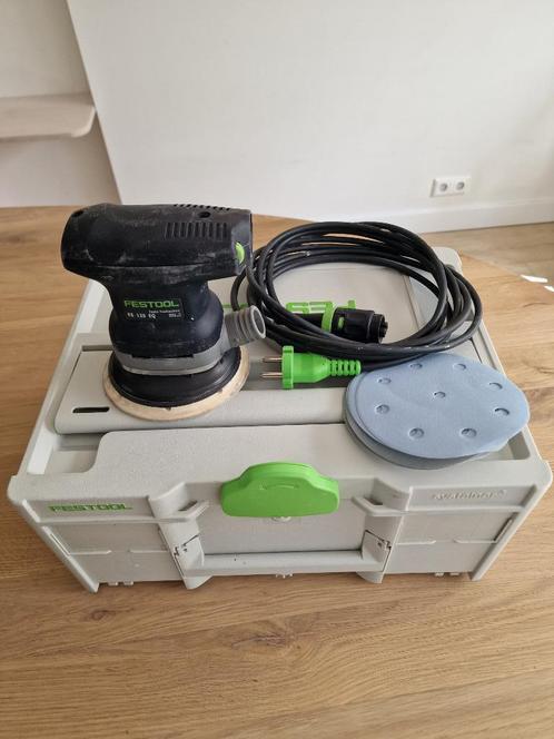 Festool EXC ES 125 excentrische schuurmachine, Doe-het-zelf en Verbouw, Gereedschap | Schuurmachines, Gebruikt, Excentrische schuurmachine