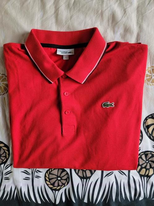 Beeldschone, originele, NIEUWE Lacoste Sport polo, XXXL Fr.8, Kleding | Heren, Polo's, Nieuw, Overige maten, Rood, Ophalen of Verzenden