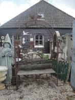 loversbankje massief metaal met hout, Ophalen, Nieuw