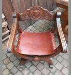 Antieke dagobert / curulische stoel in uitstekende staat, Antiek en Kunst, Ophalen