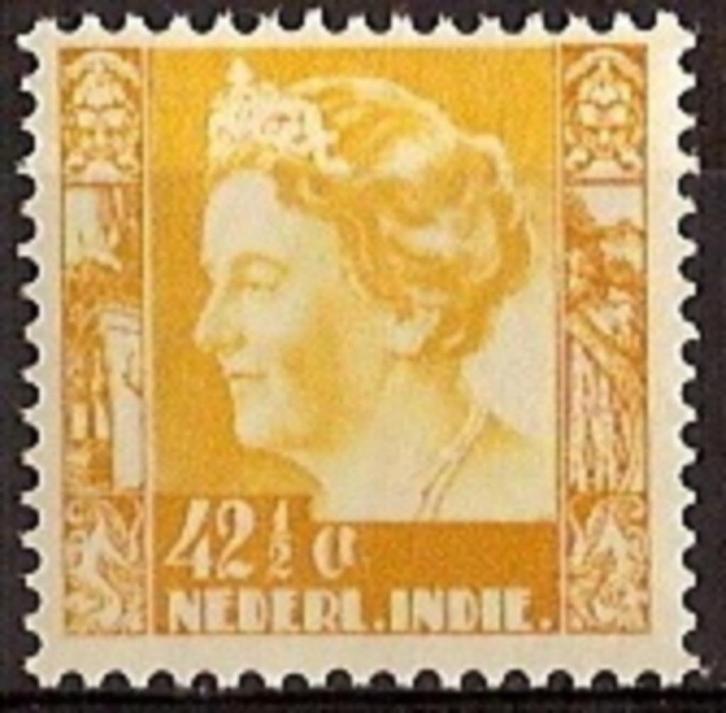 Ned-Indie NVPH nr 204 postfris Koningin Wilhelmina 1934, Postzegels en Munten, Postzegels | Nederlands-Indië en Nieuw-Guinea, Postfris