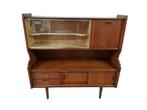 Vintage vitrinekast, dressoir, sideboard, Ophalen, Gebruikt, 100 tot 150 cm, 100 tot 150 cm