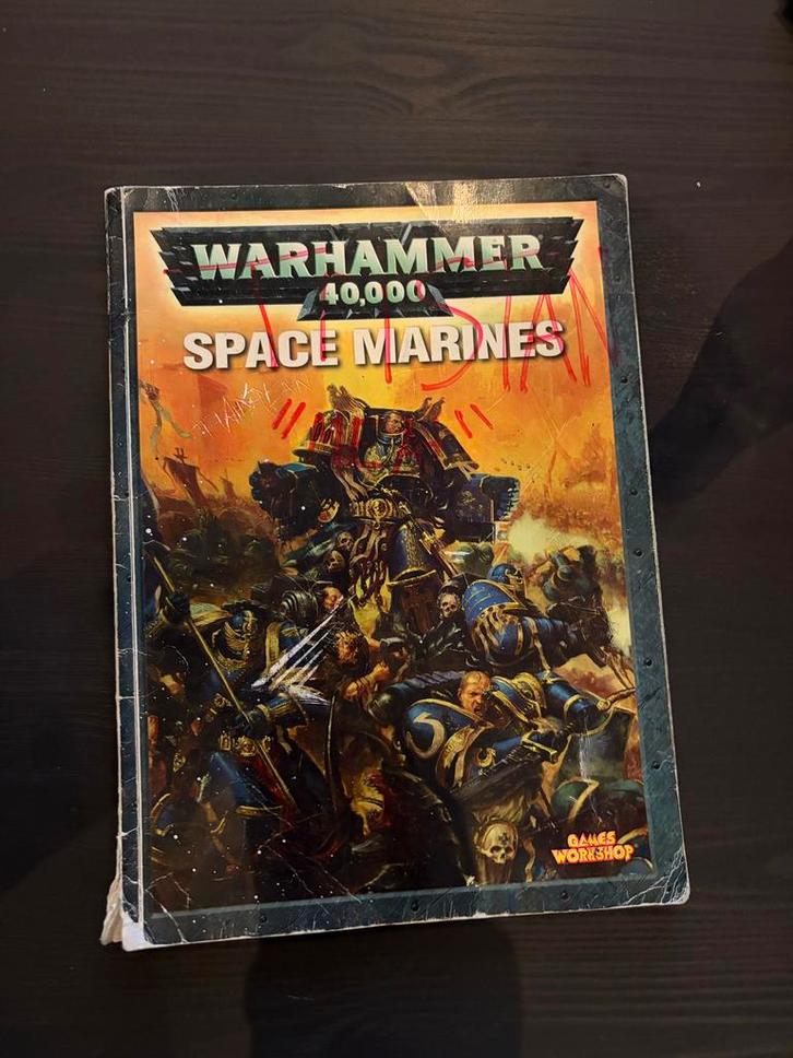 Warhammer 40k Space Marine Codex (4th Ed, 2004), Hobby en Vrije tijd, Wargaming, Gebruikt, Warhammer 40000, Boek of Catalogus