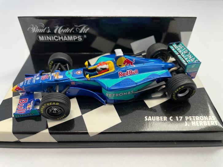 Red Bull Sauber Petronas C17 J. Herbert 1998, Verzamelen, Automerken, Motoren en Formule 1, Zo goed als nieuw, Formule 1, Ophalen of Verzenden