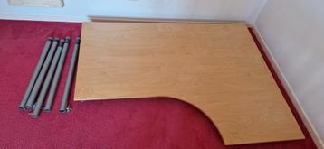 Ikea Galant hoekbureau 160x120x80cm beuken. - afbeelding 1