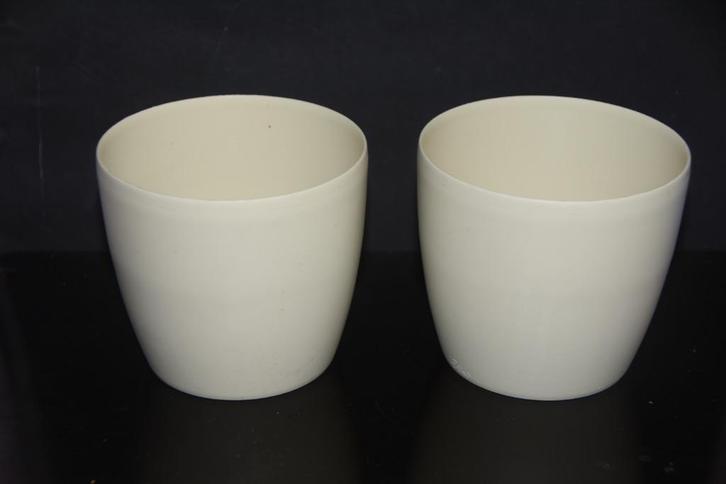 Set van 2 Elho bloempotten 10,5 cm / 0,75 liter, Tuin en Terras, Bloempotten, Zo goed als nieuw, Kunststof, Minder dan 40 cm, Minder dan 25 cm