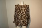 Essentiel Antwerp luchtig tuniek jaguar print mt 36/38, Kleding | Dames, Blouses en Tunieken, Bruin, Verzenden, Zo goed als nieuw