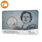 Bijna 60 jaar afscheid zilveren Gulden in coincard 1956, Zilver, 1 gulden, Koningin Juliana, Losse munt