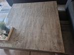 Landelijk salon tafel, Gebruikt, 150 tot 200 cm, Vierkant, Ophalen of Verzenden