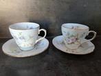2 Engelse kopjes en schotel samen voor 20 euro, Ophalen of Verzenden, Zo goed als nieuw, Kop en/of schotel