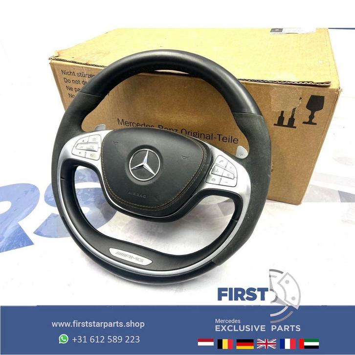 W222 X166 W447 AMG STUUR Mercedes S GLS V KLASSE 2013-2020 W, Auto-onderdelen, Besturing, Mercedes-Benz, Gebruikt, Ophalen of Verzenden
