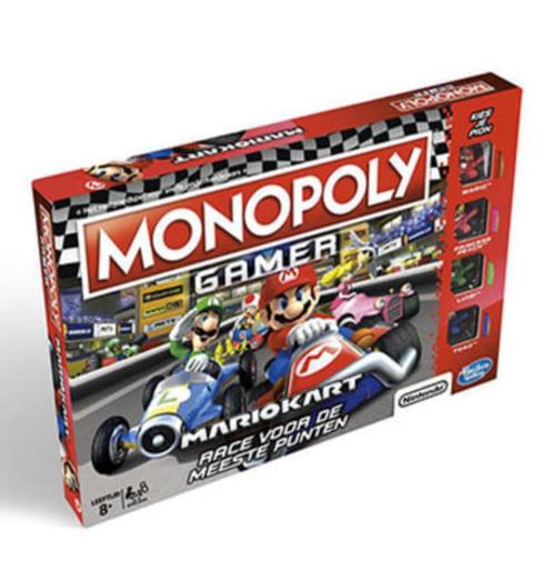 Monopoly MarioKart, Hobby en Vrije tijd, Gezelschapsspellen | Bordspellen, Zo goed als nieuw, Vijf spelers of meer, Ophalen of Verzenden