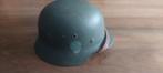 Duitse helm m40 noors doorgebruikt, Ophalen of Verzenden, Landmacht, Duitsland, Helm of Baret