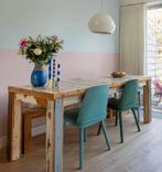 Eettafel sloophout 180x80 cm, Huis en Inrichting, Tafels | Eettafels, Ophalen, Gebruikt, 50 tot 100 cm, 150 tot 200 cm