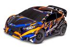 Traxxas Ford Fiesta ST Rally VXL Oranje, Hobby en Vrije tijd, Modelbouw | Radiografisch | Auto's, Elektro, Nieuw, Ophalen of Verzenden