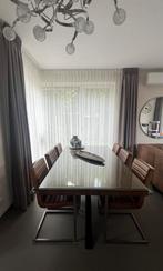 Nieuw EIKENHOUT Eetkamer tafel 220 x100 x 8 cm dik, Ophalen