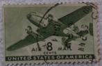 USA Luchtpostzegel 1941 - Vliegtuig, Ophalen of Verzenden