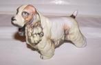 Vintage beeldje Cocker Spaniël. L. 13 cm. Nwst., Ophalen of Verzenden, Zo goed als nieuw, Dier