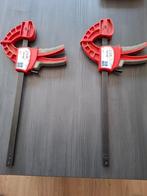 Lux Tools snelspan klemmen 2 stuks 300 mm, Ophalen of Verzenden, Gebruikt