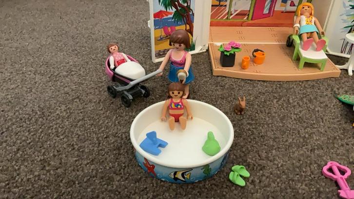 Playmobil Uitklapbaar Zomerhuis met Accessoires, Kinderen en Baby's, Speelgoed | Playmobil, Zo goed als nieuw, Complete set, Ophalen of Verzenden