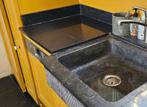 hardstenen blad, aanrecht, natuursteen plinten, tuin keuken, Ophalen of Verzenden, Gebruikt