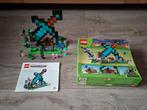 Lego minecraft 21244 the sword, Ophalen of Verzenden, Zo goed als nieuw
