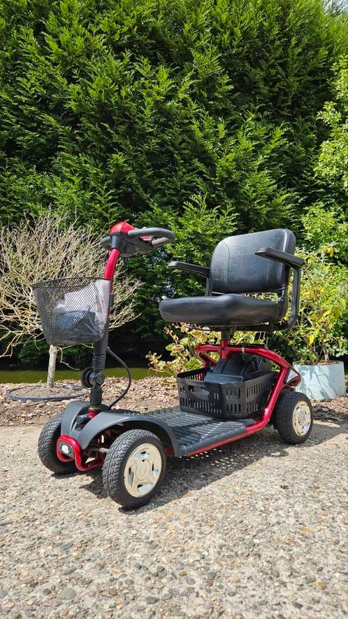 Scootmobiel Excel reis scootmobiel met nieuwe accu's, Diversen, Rolstoelen, Zo goed als nieuw, Elektrische rolstoel, Inklapbaar