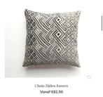 Zijde kussens van ML fabrics 2 stuks, Ophalen of Verzenden, Nieuw