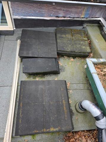 Rubber tegels / rubberen tegels dak zwembad 50x50 beschikbaar voor biedingen